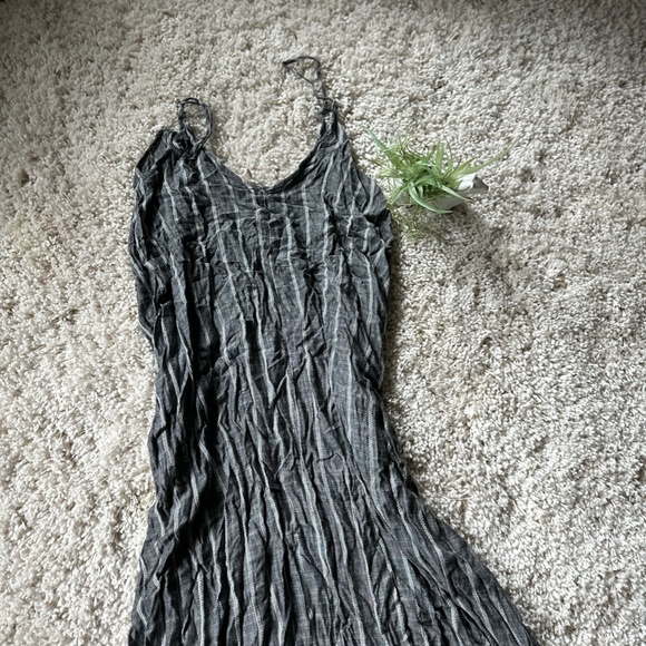 Nordstrom Elon Womens flowy long maxi vintage striped beautiful summer d… - Picture 3 of 5